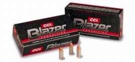 Ammunition CCI   Speer 400 ft lbs 40SW CCI 3477    BLAZER CF    40S  180 TMJ        50/20